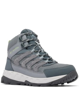 BOTA FEMININA STRATA TRAIL MID CINZA GREY STEEL SAGE COLUMBIA