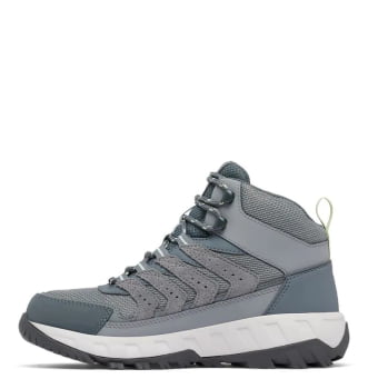 BOTA FEMININA STRATA TRAIL MID CINZA GREY STEEL SAGE COLUMBIA