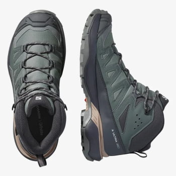 BOTA X ULTRA 360 MID GTX FEMININA VERDE E CINZA - SALOMON