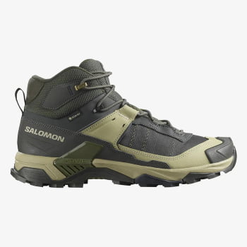 BOTA X ULTRA 5 MID GTX MASCULINA CINZA E VERDE - SALOMON