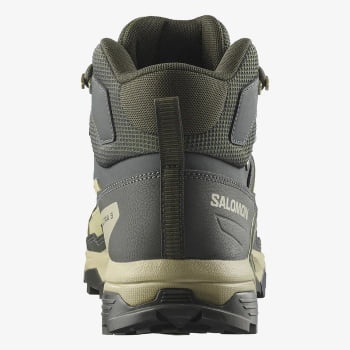 BOTA X ULTRA 5 MID GTX MASCULINA CINZA E VERDE - SALOMON