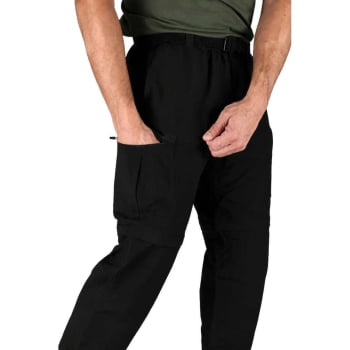 CALÇA-BERMUDA HARD BIO TREKKING 2.0 PRETO - HARD ADVENTURE