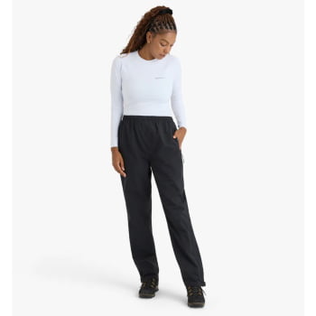 CALÇA IMPERMEÁVEL DARWIN STORM FEMININA PRETA - GALAPAGOS