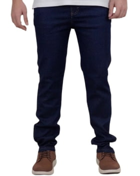CALÇA JEANS TRADICIONAL MASCULINA AZUL SEM ELASTANO