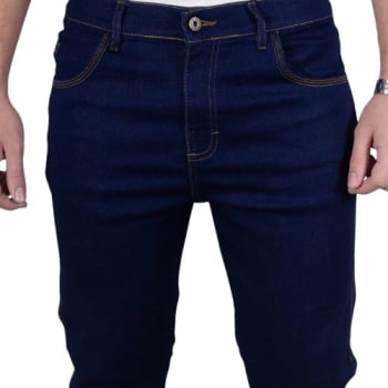 CALÇA JEANS TRADICIONAL MASCULINA AZUL SEM ELASTANO