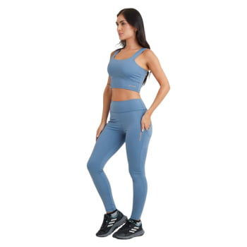 CALÇA LEGGING ADRENALINE FEMININA AZUL - GALAPAGOS