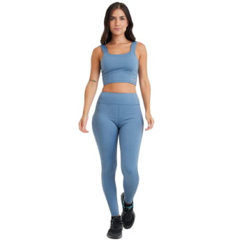 CALÇA LEGGING ADRENALINE FEMININA AZUL - GALAPAGOS CALÇA LEGGING ADRENALINE FEMININA AZUL - GALAPAGOS