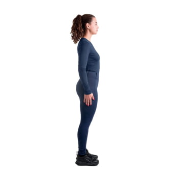 CALÇA LEGGING COM PASSANTE BELTFIT FEMININA AZUL - INVICTUS