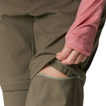CALÇA LESLIE FALLS CONVERTIBLE FEMININA VERDE - COLUMBIA
