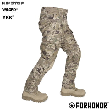 CALÇA TÁTICA F3 COM JOELHEIRA CAMUCAAT - FOR HONOR