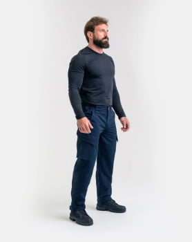 CALÇA TÁTICA NEW COMBAT AZUL MARINHO - INVICTUS