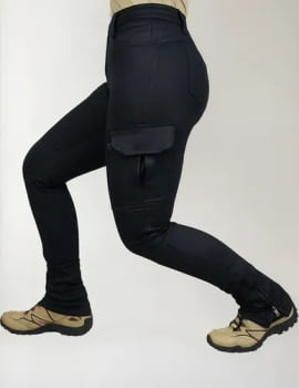 CALÇA TÁTICA TAC FEMININO PRETO - BÉLICA