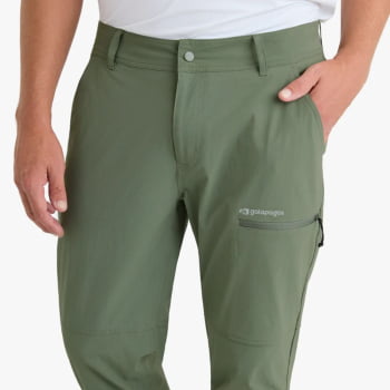 CALÇA TÉCNICA DISCOVERY MASCULINA VERDE - GALAPAGOS