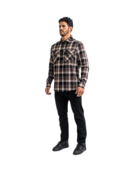CAMISA LUMBERJACK RELIEF CAQUI INVICTUS