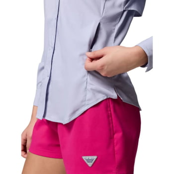 CAMISA MANGA LONGA TAMIAMI II FEMININA LILÁS - COLUMBIA