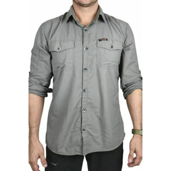 CAMISA TÉCNICA HARD SAFARI UV50+ CIMENTO - HARD ADVENTURE
