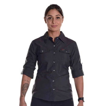 CAMISA TÉCNICA HARD SAFARI UV50+ FEMININA CHUMBO - HARD ADVENTURE