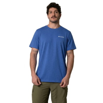 CAMISETA BASIC COLLEGIATE NAVY - COLUMBIA