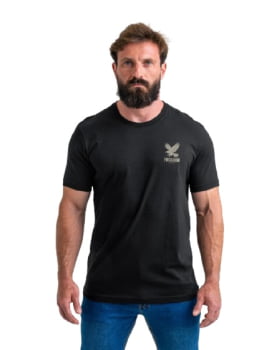 CAMISETA CONCEPT BALD EAGLE PRETA FREEDOM INVICTUS