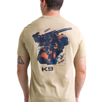 CAMISETA CONCEPT K9 BUDDY CLASSIC 10 ANOS CAQUI - INVICTUS