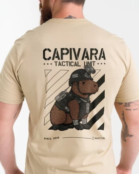 CAMISETA CONCEPT KEEP CAPIVARA CAQUI INVICTUS