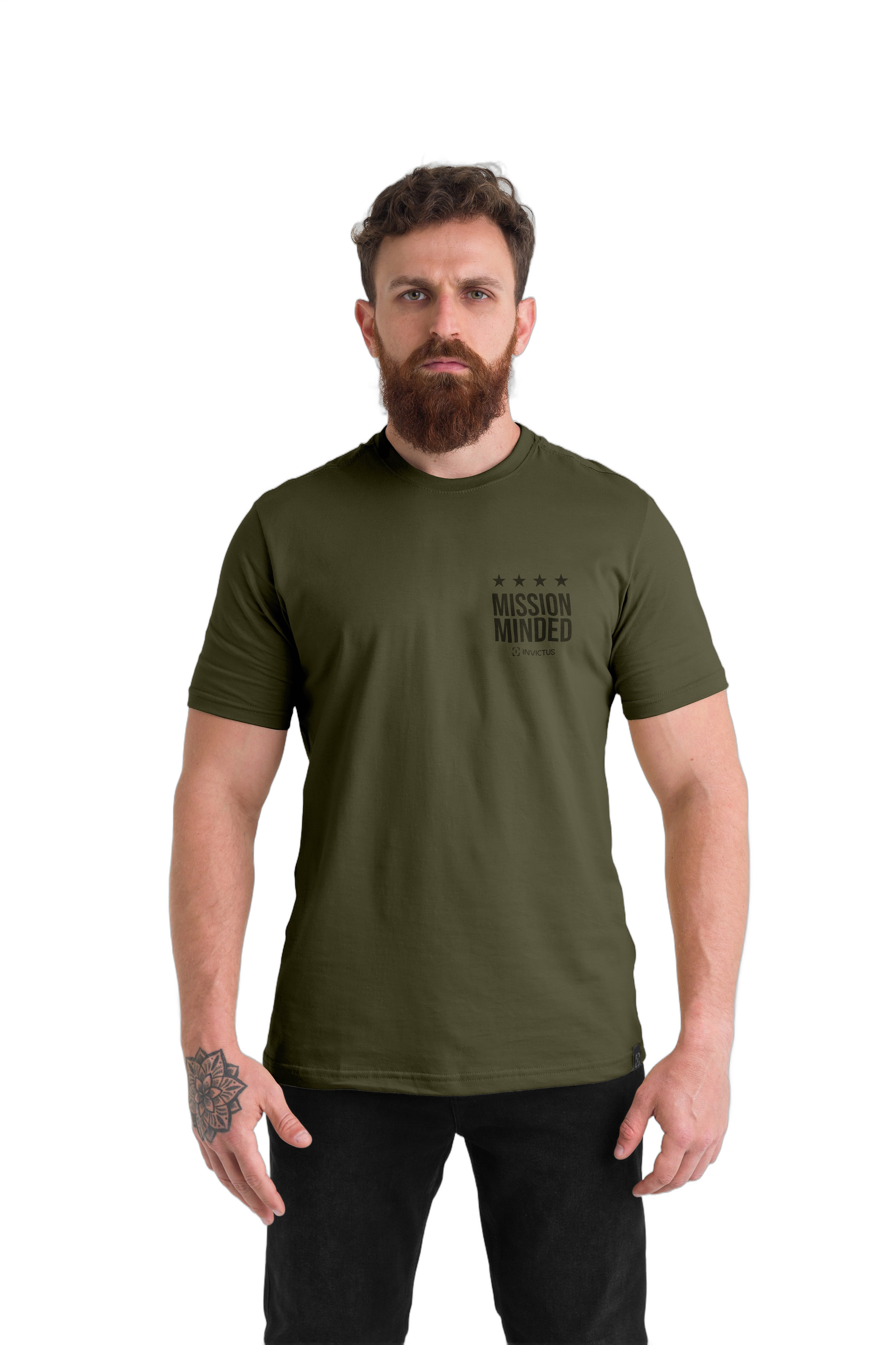 CAMISETA CONCEPT MISSION MINDED VERDE INVICTUS