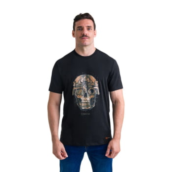 CAMISETA CONCEPT OLD SKULL CLASSIC 10 ANOS PRETA - INVICTUS