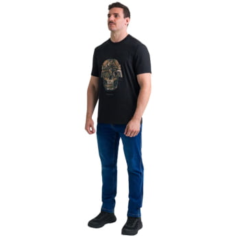 CAMISETA CONCEPT OLD SKULL CLASSIC 10 ANOS PRETA - INVICTUS