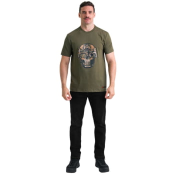CAMISETA CONCEPT OLD SKULL CLASSIC 10 ANOS VERDE - INVICTUS