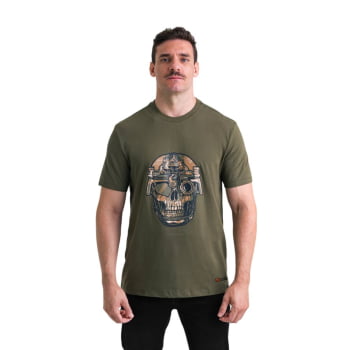 CAMISETA CONCEPT OLD SKULL CLASSIC 10 ANOS VERDE - INVICTUS