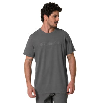 CAMISETA MANGA CURTA BASIC LOGO II BRANDED CINZA - COLUMBIA