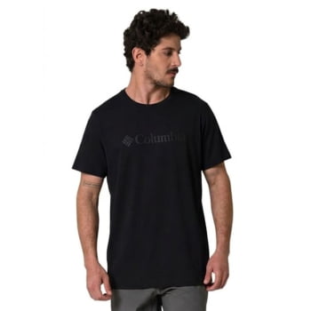CAMISETA MANGA CURTA BASIC LOGO II BRANDED PRETA - COLUMBIA