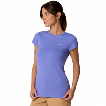 CAMISETA MANGA CURTA NEBLINA FEMIMINA STORMWATCH - COLUMBIA