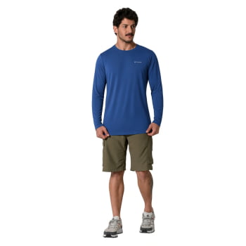 CAMISETA MANGA LONGA NEBLINA MASCULINA CARBON - COLUMBIA