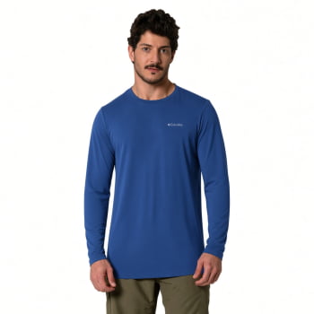 CAMISETA MANGA LONGA NEBLINA MASCULINA CARBON - COLUMBIA