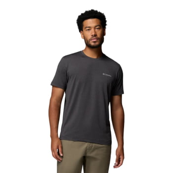 CAMISETA PARSONS POINT MASCULINA BLACK HEATHER - COLUMBIA
