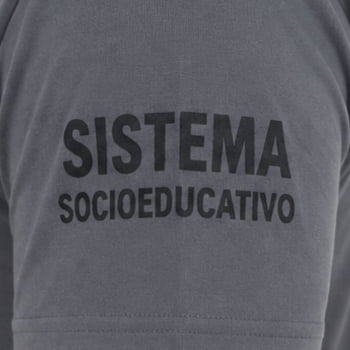 CAMISETA SOCIOEDUCATIVO SC POLIAMIDA MANGA LONGA CINZA
