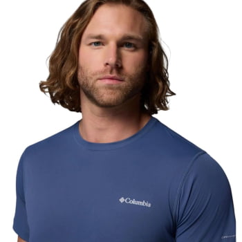 CAMISETA ZERO RULES LIGHT SS CREW DARK MOUNTAIN - COLUMBIA