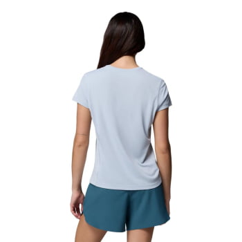 CAMISETA ZERO RULES LIGHT SS CREW FEMININA CIRRUS GREY - COLUMBIA
