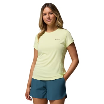 CAMISETA ZERO RULES LIGHT SS CREW FEMININA CITRON HAZE - COLUMBIA