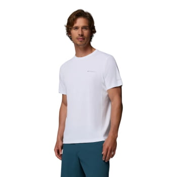 CAMISETA ZERO RULES LIGHT SS CREW MASCULINA WHITE - COLUMBIA