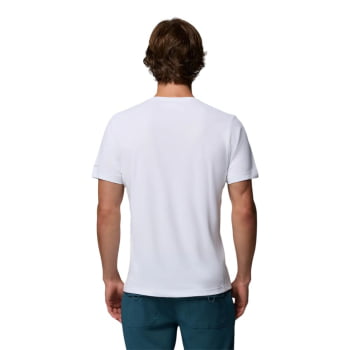 CAMISETA ZERO RULES LIGHT SS CREW MASCULINA WHITE - COLUMBIA