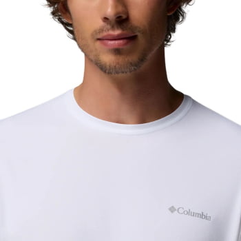 CAMISETA ZERO RULES LIGHT SS CREW MASCULINA WHITE - COLUMBIA
