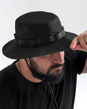 CHAPÉU BOONIE HAT SUMATRA PRETO - INVICTUS