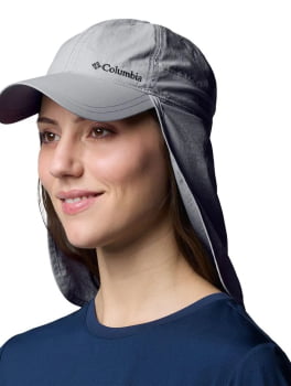 BONÉ CHAPÉU SCHONNER BANK CACHALOT II GREY CINZA CLARO - COLUMBIA