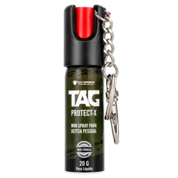 CHAVEIRO MINI SPRAY DE DEFESA NÉVOA PROTECT-X - TAG