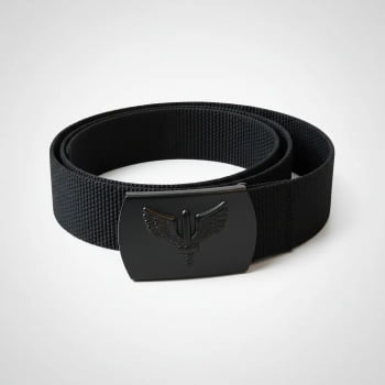 CINTO FAB NYLON PRETO COM FIVELA PRETA