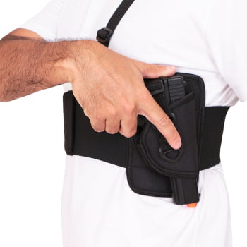 COLDRE ABDOMINAL ELÁSTICO CONCEPT DESTRO PRETO