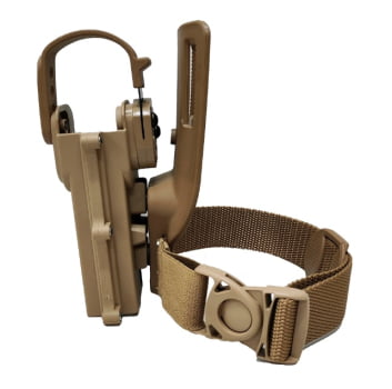 COLDRE DE CINTURA MD4 CAQUI PRF COM TIRAS E ADAPTADOR GLOCK - MAYNARDS