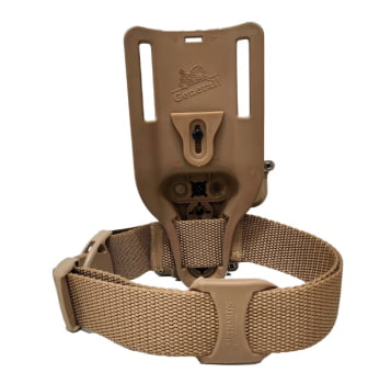 COLDRE DE CINTURA MD4 CAQUI PRF COM TIRAS E ADAPTADOR GLOCK - MAYNARDS
